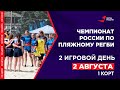 Чемпионат России по пляжному регби / 1 корт, 2 день