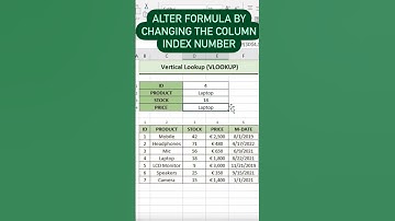 vertical vlookup in excel  #excel #excelhacks #viralshorts #tricks