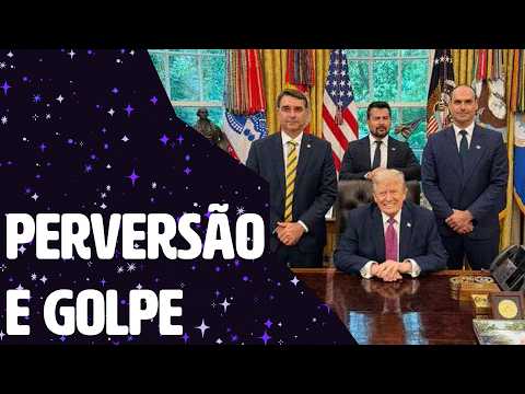 TRUMP HAS CORRUPTED THE US, AND TODAY THEY ARE PROTECTING PAULO FIGUEIREDO, FLÁVIO AND EDUARDO BO...