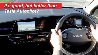 2023 Kia Niro EV lane keep assist demo
