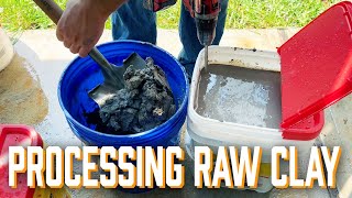 How To Process Raw Clay For Pottery