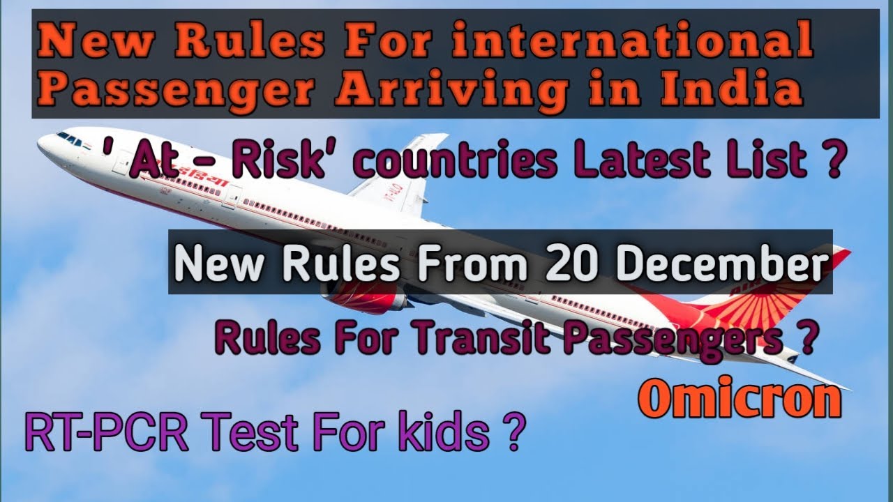 India new travel guidelines for international passengers|International arrival guideline in india
