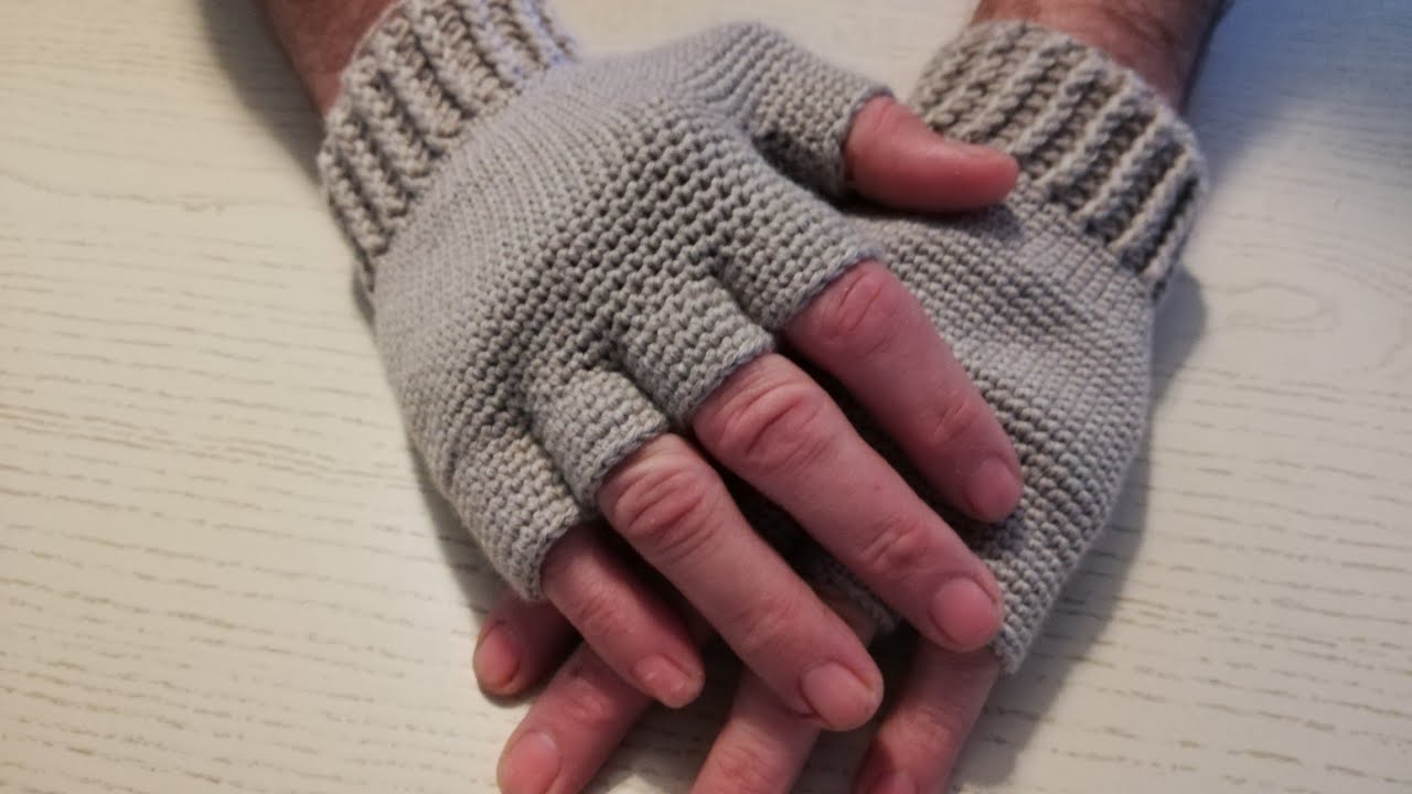 Mezzi guanti da uomo