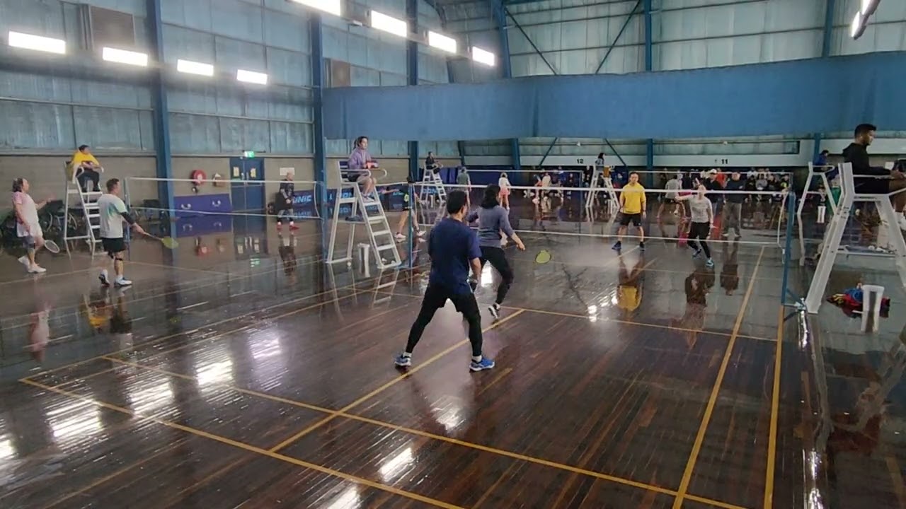 Chibi Titans vs DTBA Falcons (XD4) - Badminton Veterans 2025 (Altona)