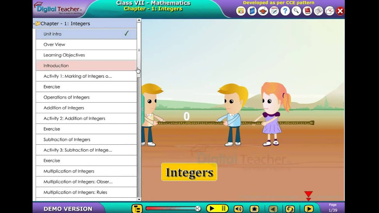 Multiplication of Integers, Class 7 Maths | Digital Teacher - YouTube