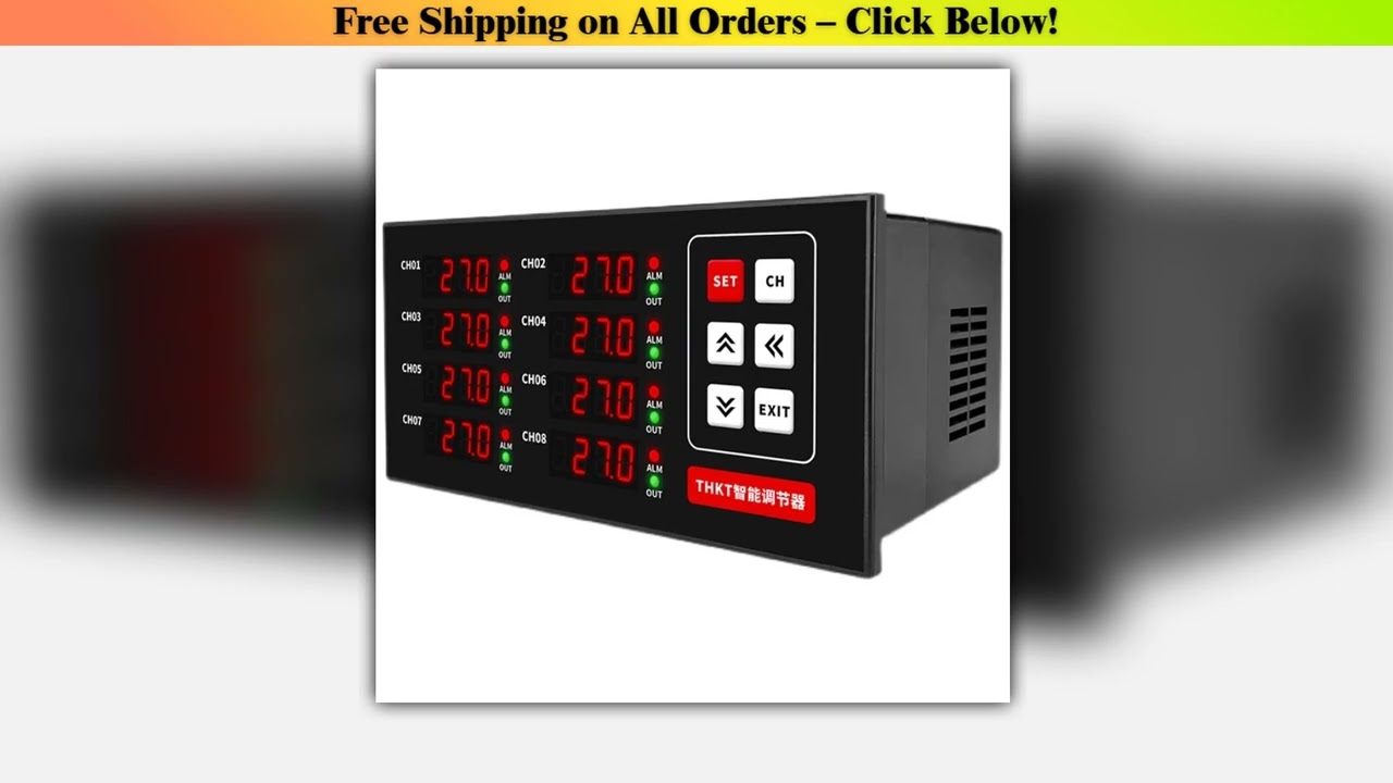 2-channel 6-channel 8-channel PID temperature control upper and lower limit control intelligent