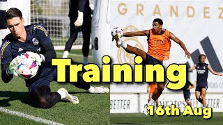 Real Madrid Training 16th Aug: Kepa Arrizabalaga Fist Training With Team | Vini Jr, Bellingham