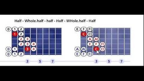 C Oriental scale pattern #1 - Open position
