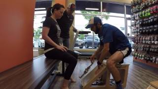 running shoe fitting