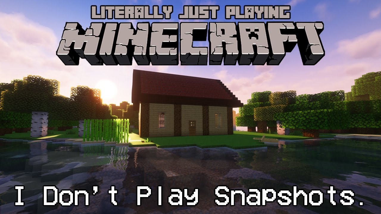 Why I Don't Play Minecraft Snapshots (And Other Ramblings) - YouTube