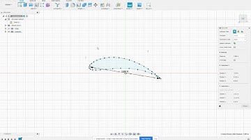 PLTW  Aerospace Engineering AirFoil Video 2 Importing Data in to Fusion 360