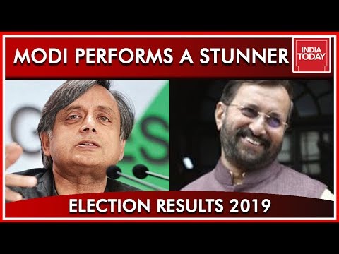 Prakash Javadekar And Shashi Tharoor Speaks To India Today After Modi's Stunner| Results 2019