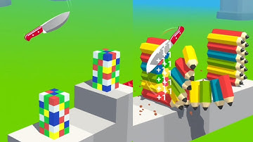 Slice It All! Very Satisfying and ASMR Gameplay Videos #sliceitall #gameplay 