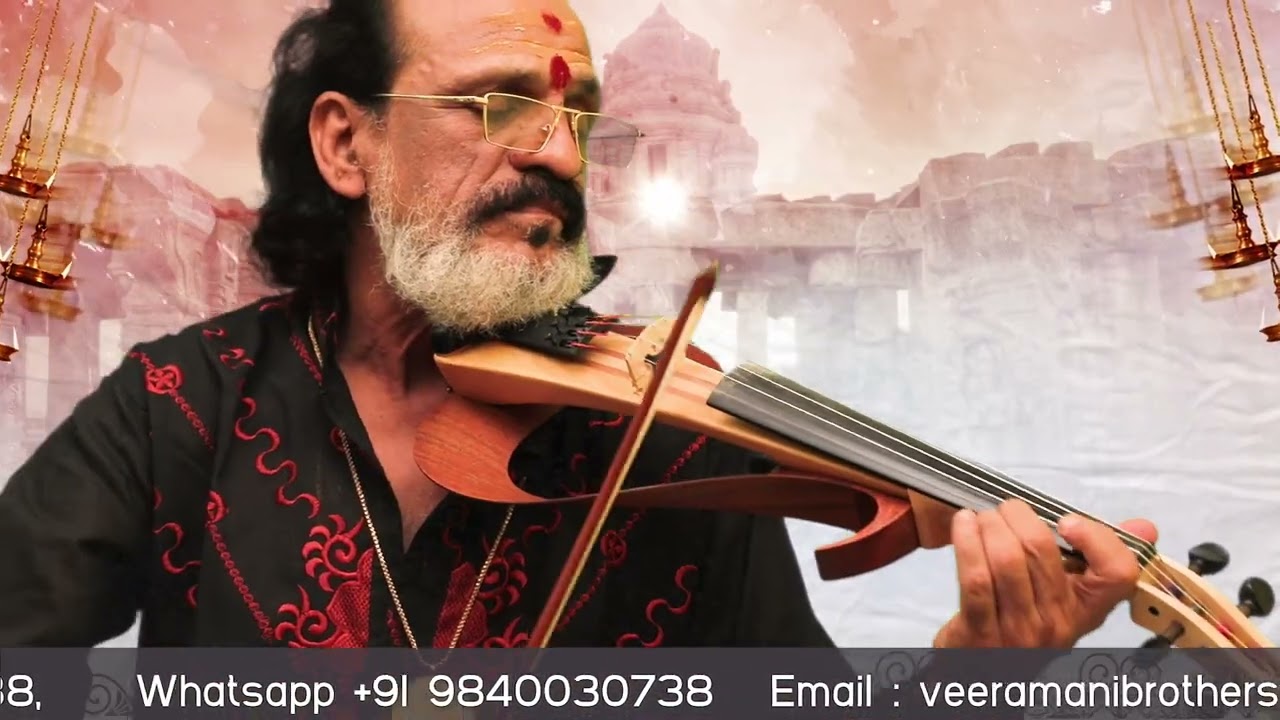 Azhagendra Sollukku Muruga  Instrumental Solo by   Violin Kalaimamani DrManibarathi
