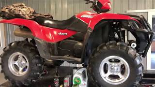 Suzuki King Quad Maintenance Repair Overview -Common Issues -Problems -Oil Change - WONT START