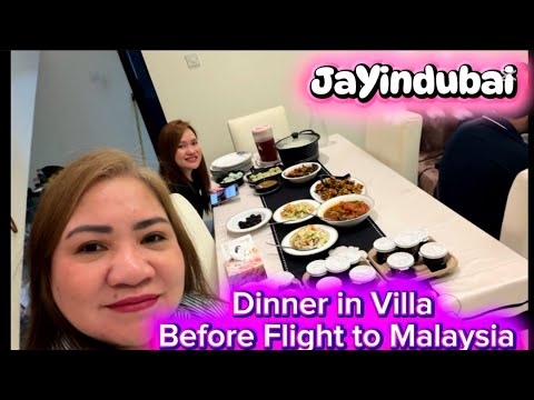 Dinner in Villa before the flight to Malaysia #jayindubai #dubai #food #ytviral #asmr