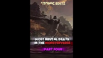 Most brutal death in the MonsterVerse! | #godzilla #monsterverse #warnerbros #edit #short