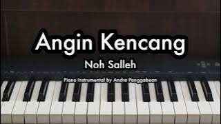 Angin Kencang - Noh Salleh | Piano Karaoke by Andre Panggabean