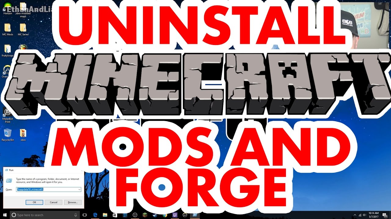 How To Uninstall Forge And Minecraft Mods Pc Mac Youtube