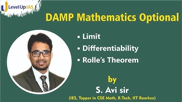 DAMP Mathematics Optional I UPSC CSE Mains 2021