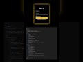 Animated sign-in and sign-up page using HTML, CSS, and JavaScript #html #css #javascript