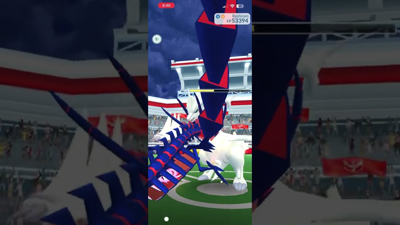 Reshiram Solo, AE: 🗡️, Windy, Fire Fang/Stone Edge, Eternatus + Catch Tanks