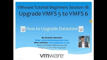 VMware Tutorial Beginners Session 18 Upgrade VMFS 5 to VMFS 6