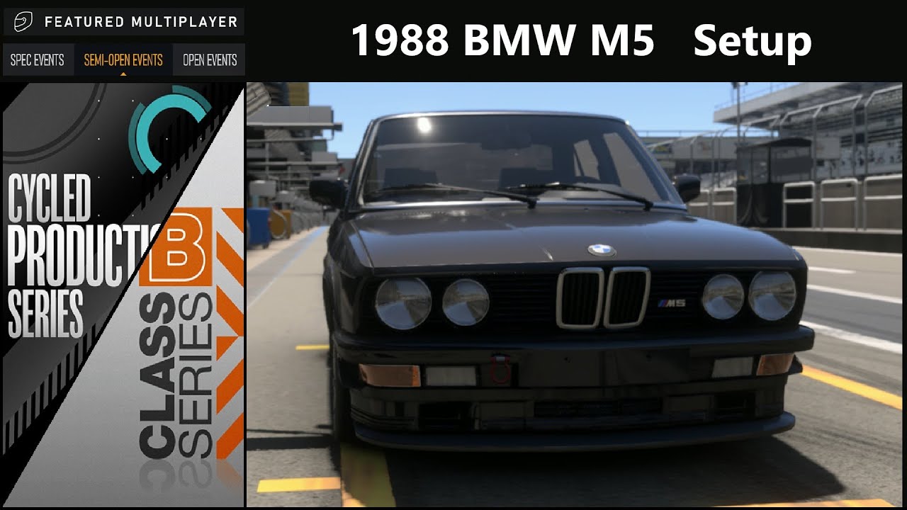 B-класс Cycled Series 600-Pi | BMW M5 1988 года | Forza Motorsport