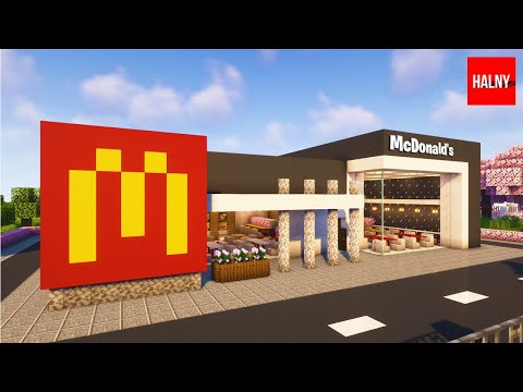 How to build McDonalds in Minecraft