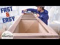 How To Build Face Frames || Hidden Man Cave Project