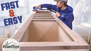 How To Build Face Frames || Hidden Man Cave Project