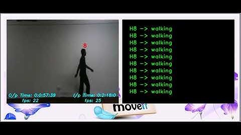 Full body gesture recognition system in action