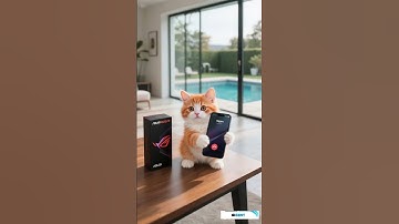 ASUS ROG 8 Incoming Call & Boot Animation  #cat #ai #shortvideo