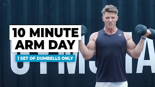 10 MINUTE ARM WORKOUT WITH DUMBBELLS | Steve Cook screenshot 5