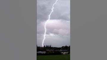 Lightning Strikes the Tree — Nature’s Raw Power Unleashed! part -18#naturepower #weather #newyork