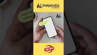 Get Start You Pive Income In Just 500- Only Helpindia Foundation