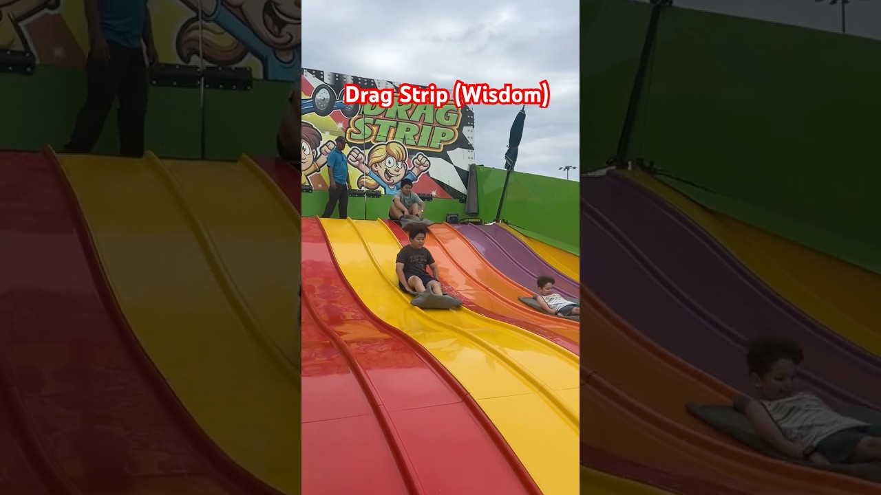 Drag Strip Mega Slide (Wisdom) at OK State Fair 2025