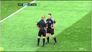Seámus O Sé Black Card vs Johnnie Cooper: Dublin vs Mayo Semi Final Replay 2015