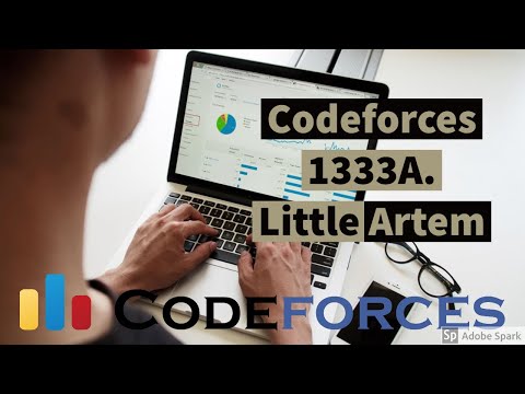 Codeforces | 1333A. Little Artem | Code Freak | Java Code