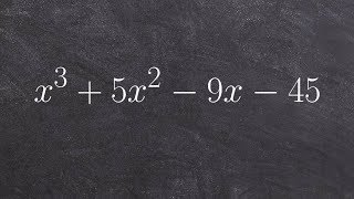 Learn how to factor a polynomial by using the grouping technique