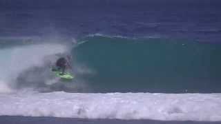 Christian Fletcher and Hendra surfing Desert Point and Bali