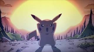 Baloo teaches Pikachu how to growl