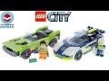 LEGO City 60415 Verfolgungsjagd mit Polizeiauto und Muscle Car – LEGO Speed Build