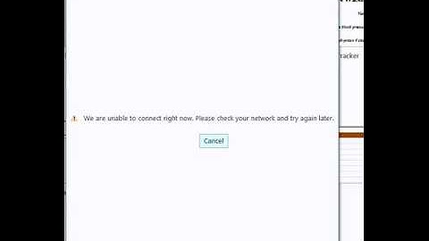 We Are Unable To Connect Right Now Please Check Your Network And Try Again Later Office 365