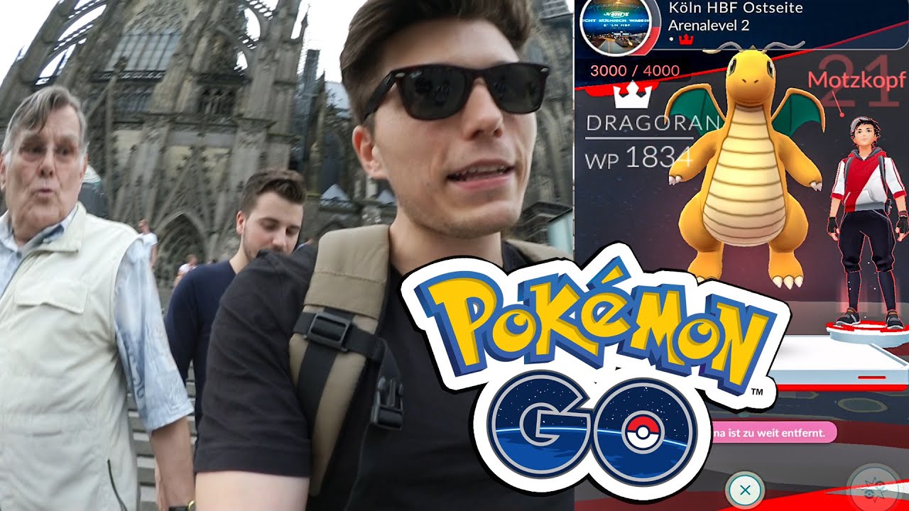 KRANKE POKEMON GO ARENA AM KÖLNER DOM! & LUSTIGER OPA QUATSCHT MICH AN! | POKEMON GO #4