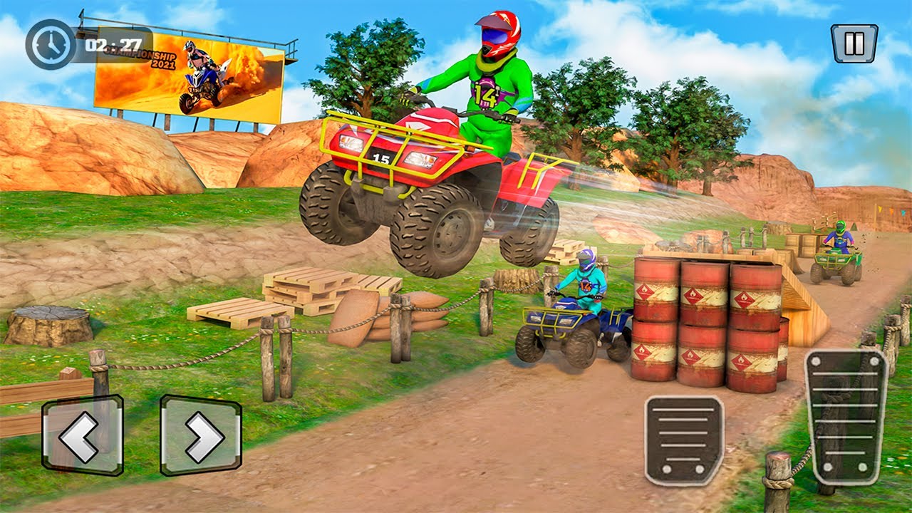 Offroad Atv Quad Bike Racing - Fearless Extreme Offroad Track - Android Gameplay