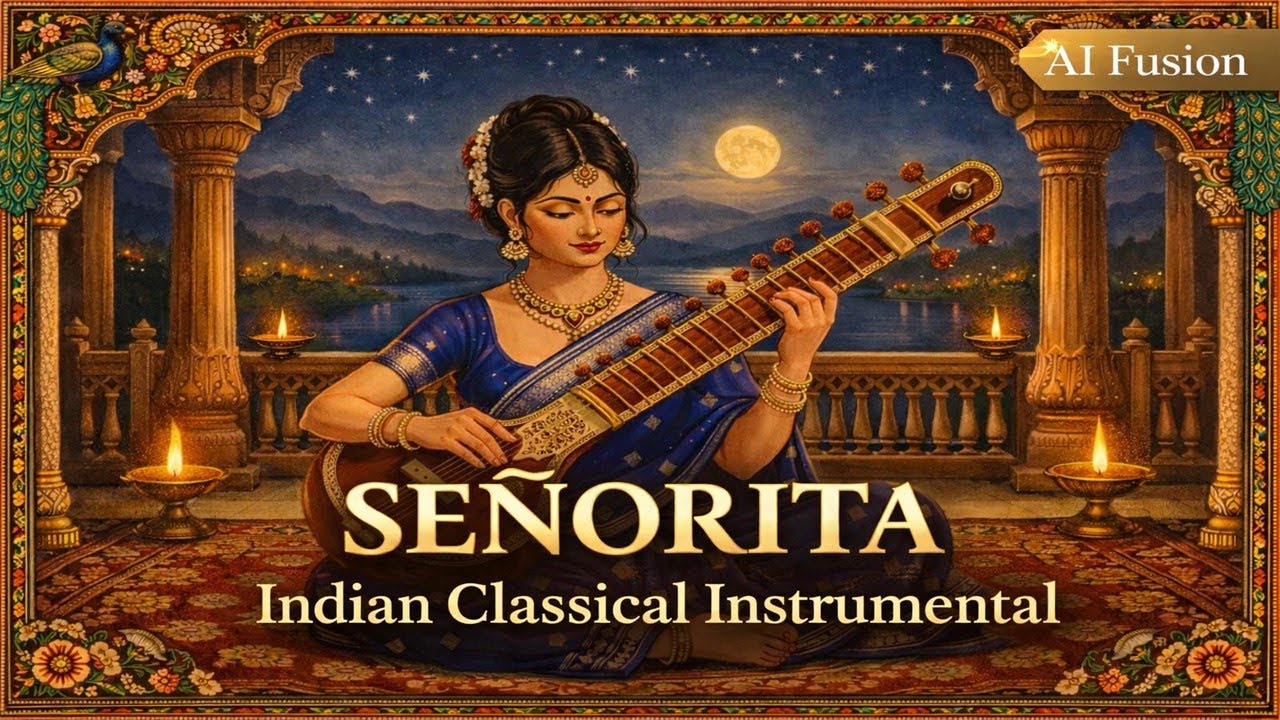 Señorita | Indian Classical Instrumental Fusion (AI-Generated) | Reimagined Desi Version