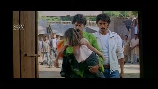 Kiccha Sudeep Super Double Acting Action Scenes | Veera Madakari Kannada Movie | Sudeep Movies