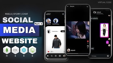 Build & Deploy Social Media Website like Instagram ( Reels , Story , Chat ) | Part-2 | MERN STACK 🔥