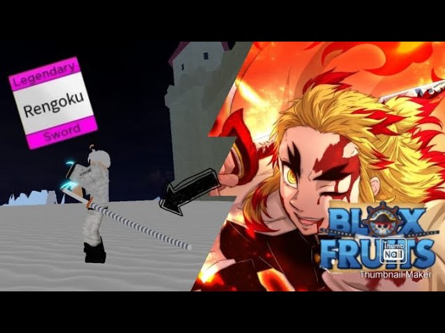 Blox Fruit, New Legendary Rengoku Sword Showcase